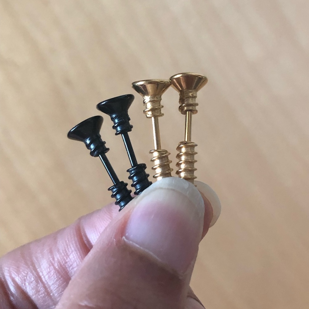 Screw Earring Fashion